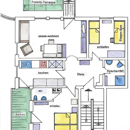 Haus Maria 아파트 *